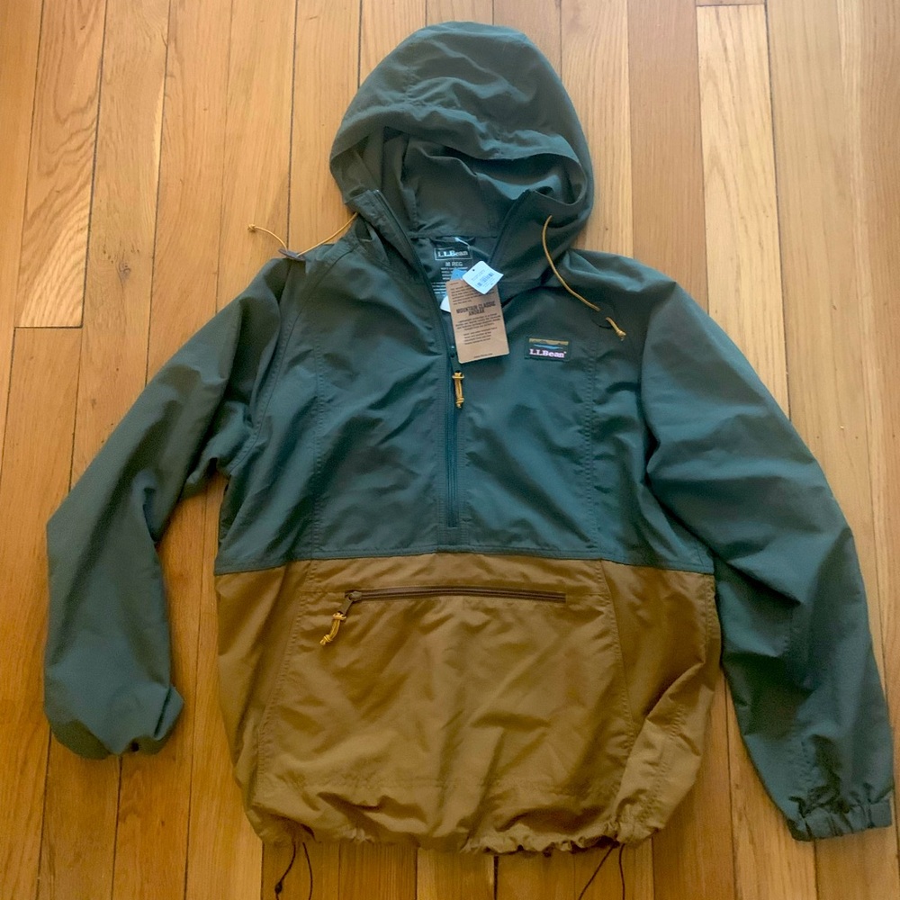 L.L. Bean Mountain Anorak Men’s M New with Tags!